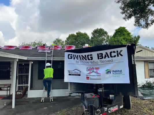 Local veteran gifted new roof through nonprofit group