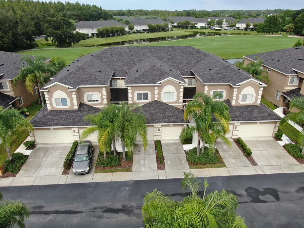 Triplex with new roof